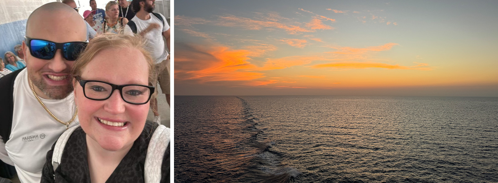 CRUISIN’: MEGAN MAKES MEMORIES AT SEA